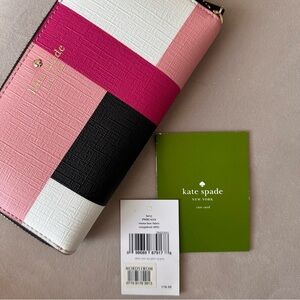 Kate Spade Zip-Around Emma Lance Fabric / Lacey Wallet